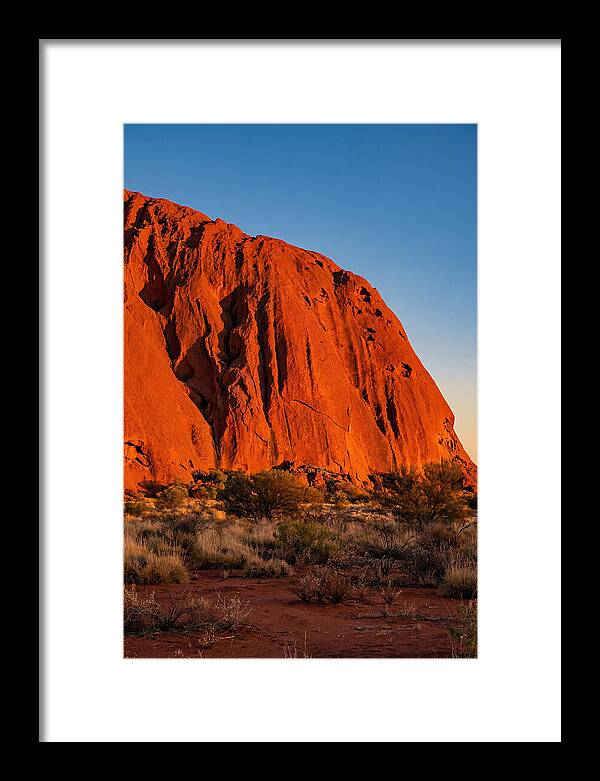 Sunset Over Uluru