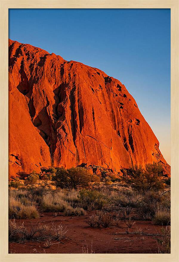 Sunset Over Uluru