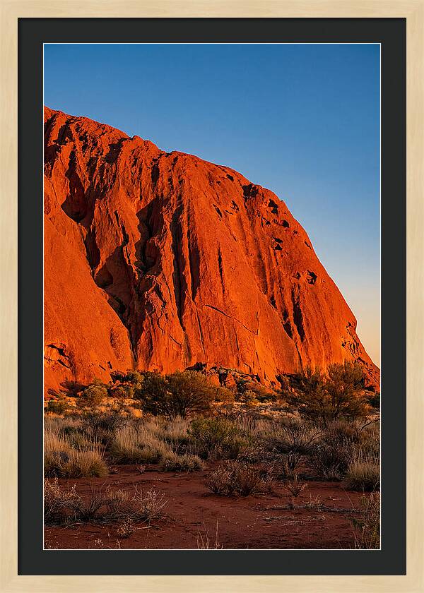 Sunset Over Uluru