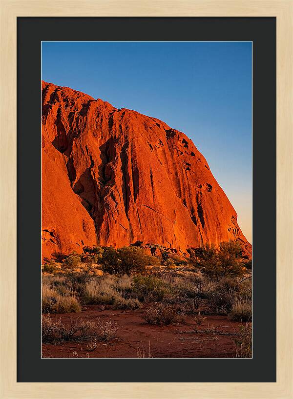 Sunset Over Uluru