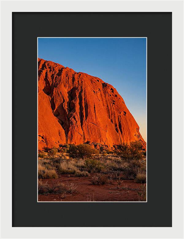 Sunset Over Uluru