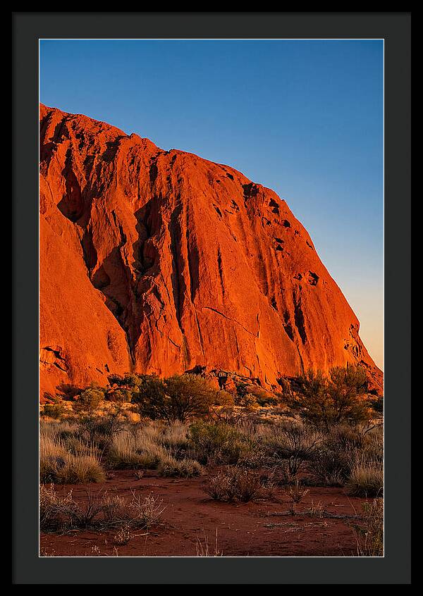 Sunset Over Uluru