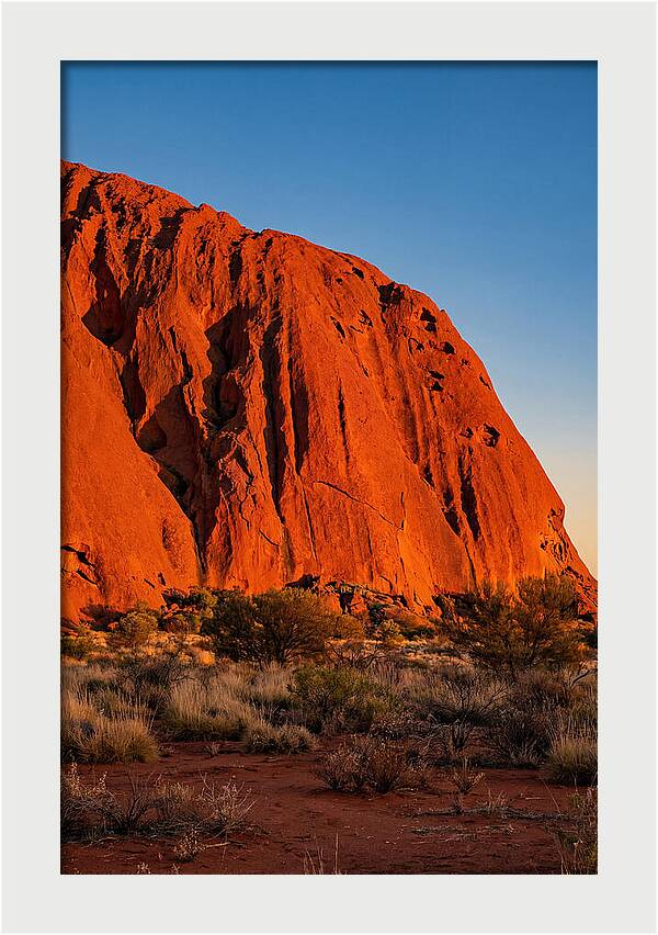 Sunset Over Uluru