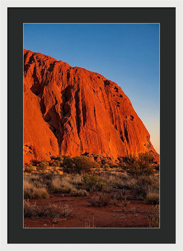 Sunset Over Uluru
