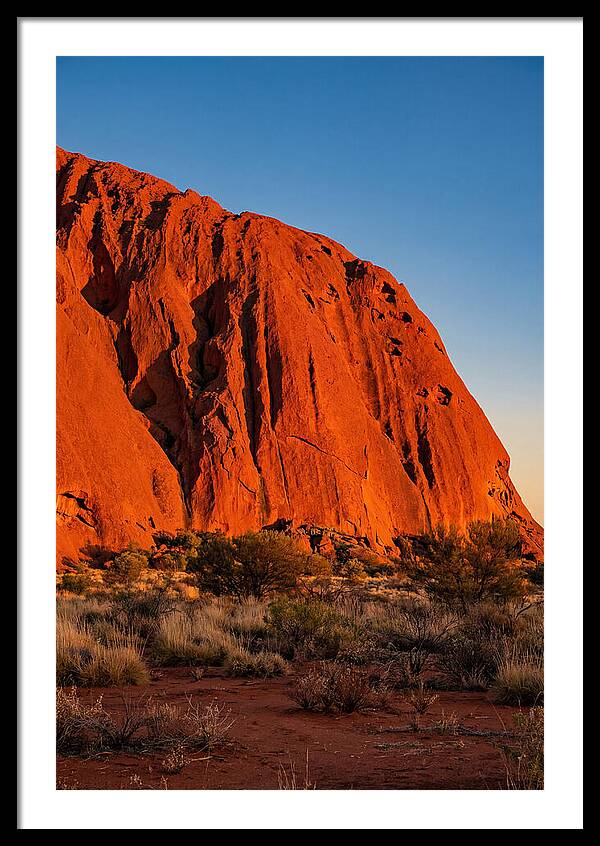 Sunset Over Uluru