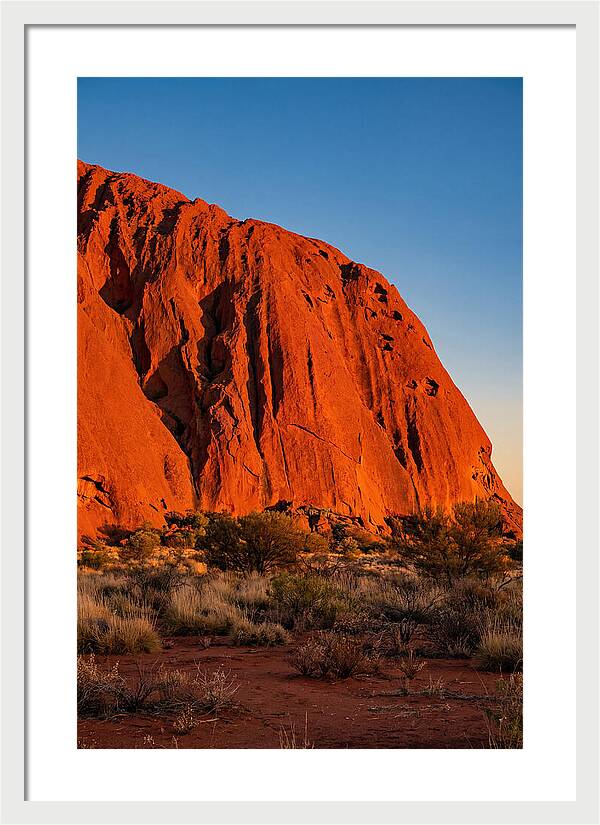 Sunset Over Uluru
