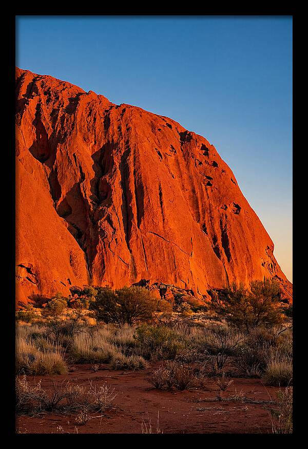 Sunset Over Uluru