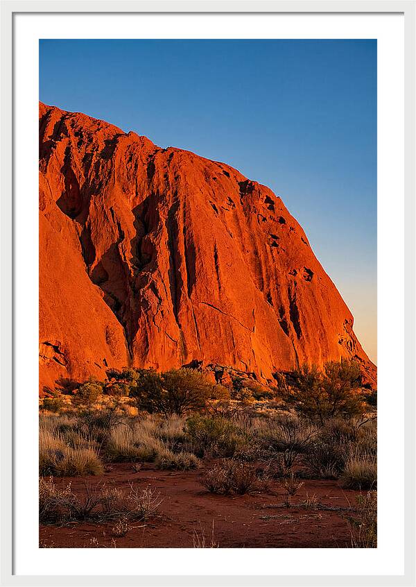 Sunset Over Uluru