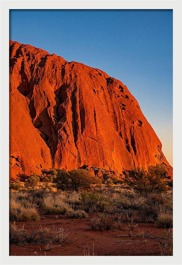 Sunset Over Uluru
