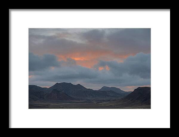 Sunset Over Volcanic Landscape