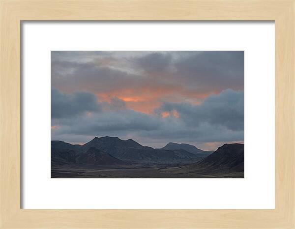 Sunset Over Volcanic Landscape