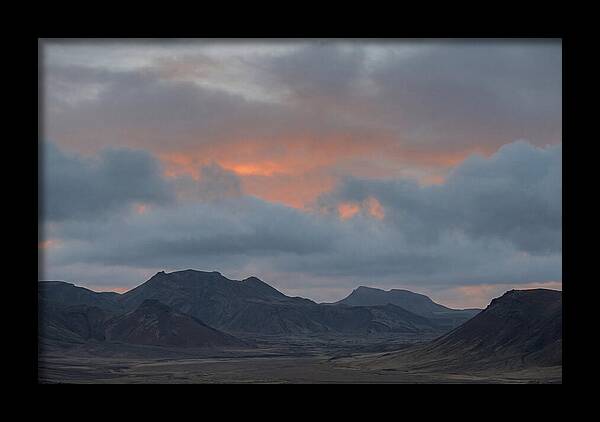 Sunset Over Volcanic Landscape