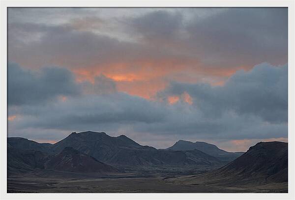 Sunset Over Volcanic Landscape