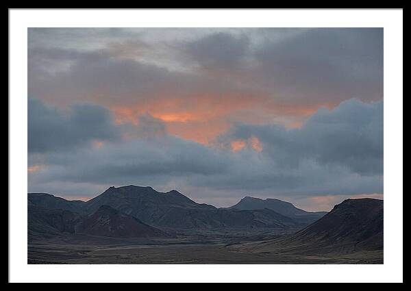 Sunset Over Volcanic Landscape