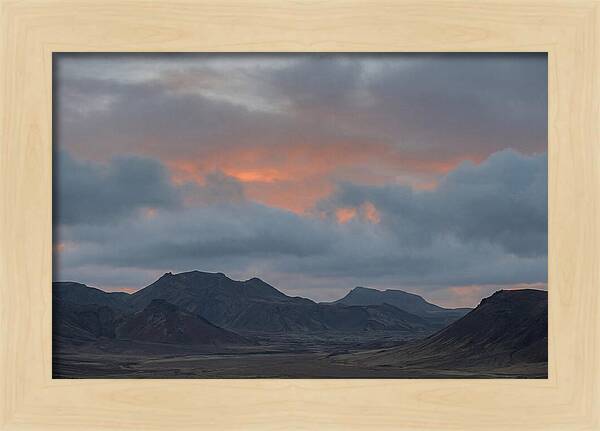 Sunset Over Volcanic Landscape