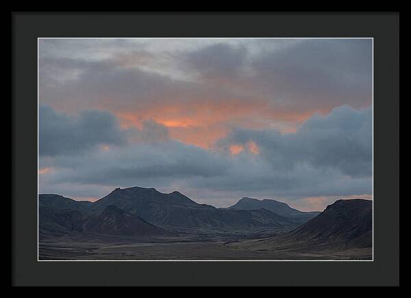 Sunset Over Volcanic Landscape