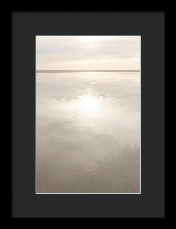 Sunset Reflections On Wet Sand