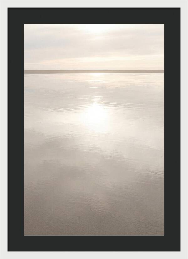 Sunset Reflections On Wet Sand