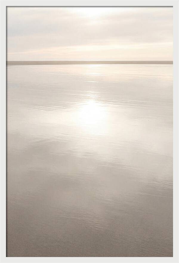 Sunset Reflections On Wet Sand