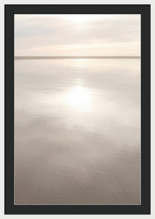 Sunset Reflections On Wet Sand