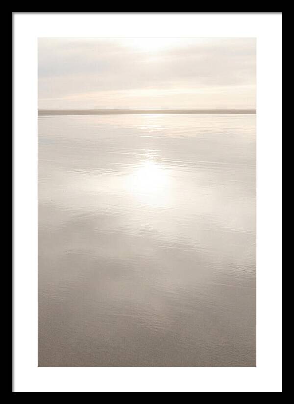 Sunset Reflections On Wet Sand