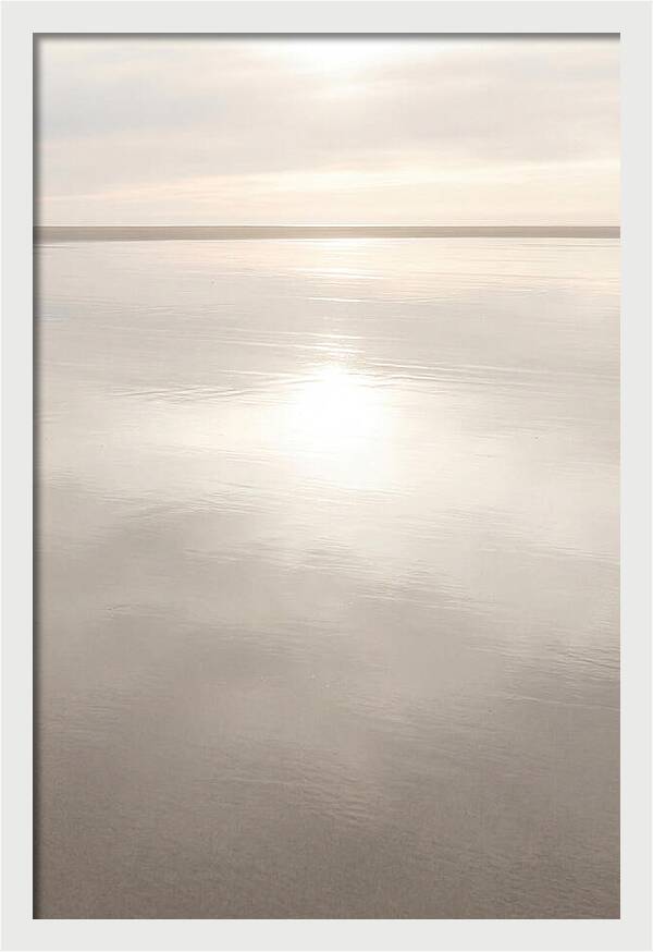 Sunset Reflections On Wet Sand