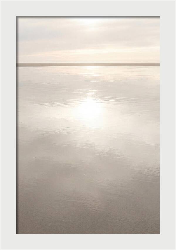 Sunset Reflections On Wet Sand