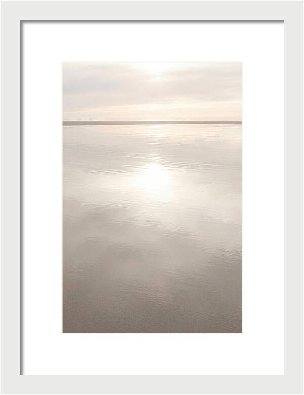 Sunset Reflections On Wet Sand