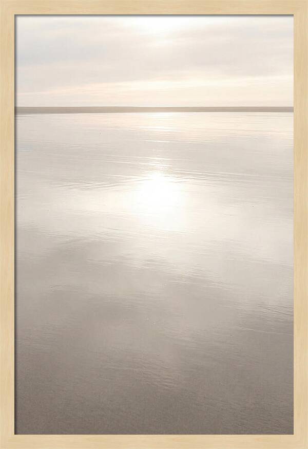 Sunset Reflections On Wet Sand