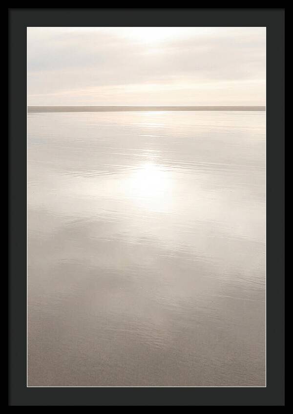 Sunset Reflections On Wet Sand