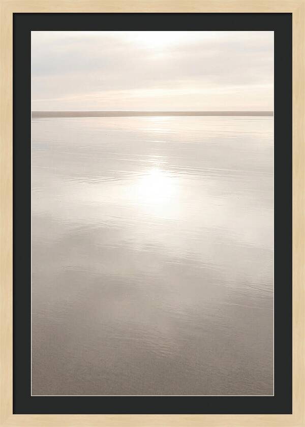 Sunset Reflections On Wet Sand