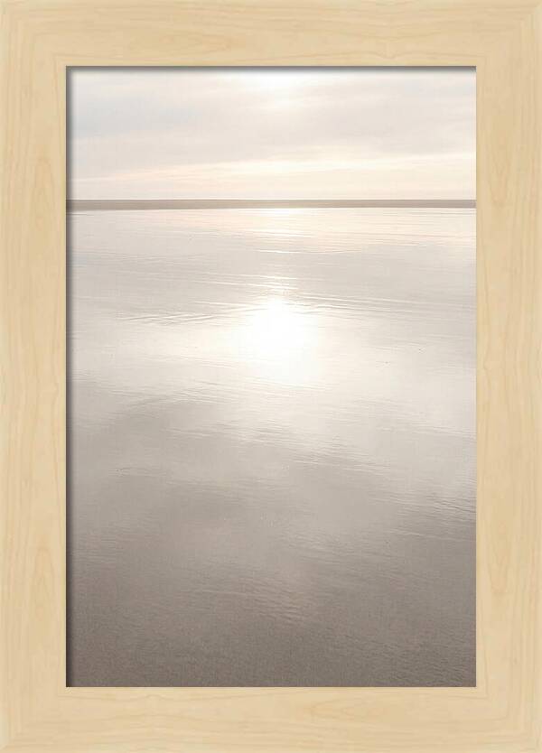 Sunset Reflections On Wet Sand