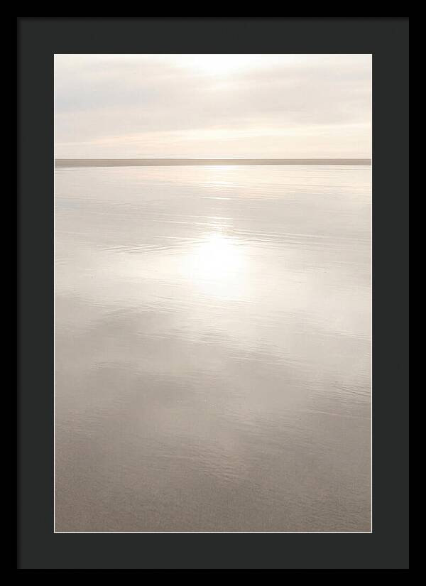 Sunset Reflections On Wet Sand