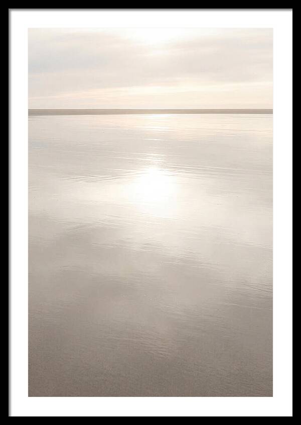 Sunset Reflections On Wet Sand