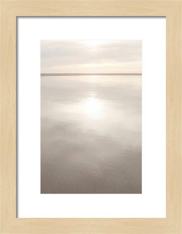 Sunset Reflections On Wet Sand