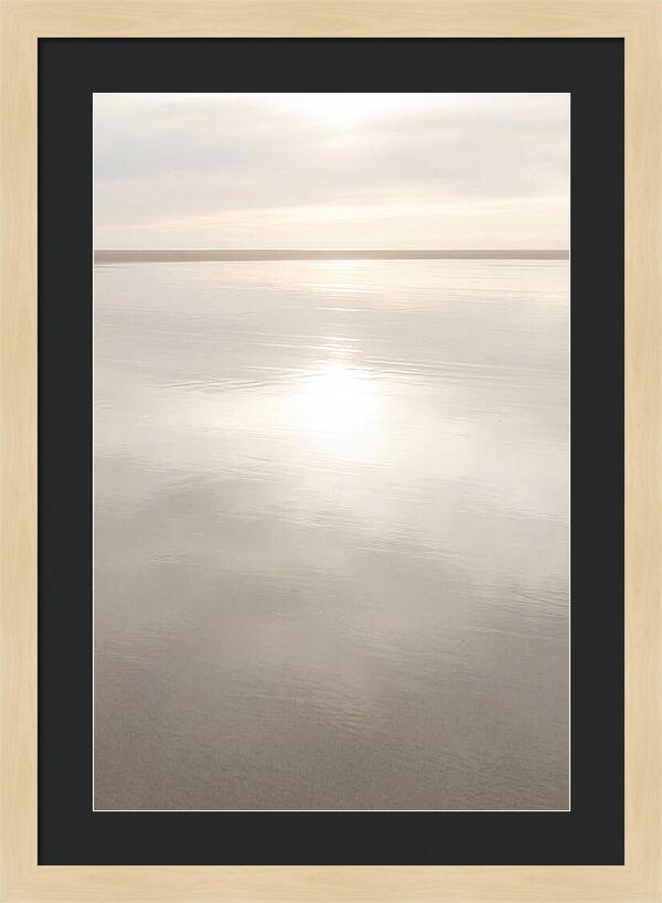 Sunset Reflections On Wet Sand