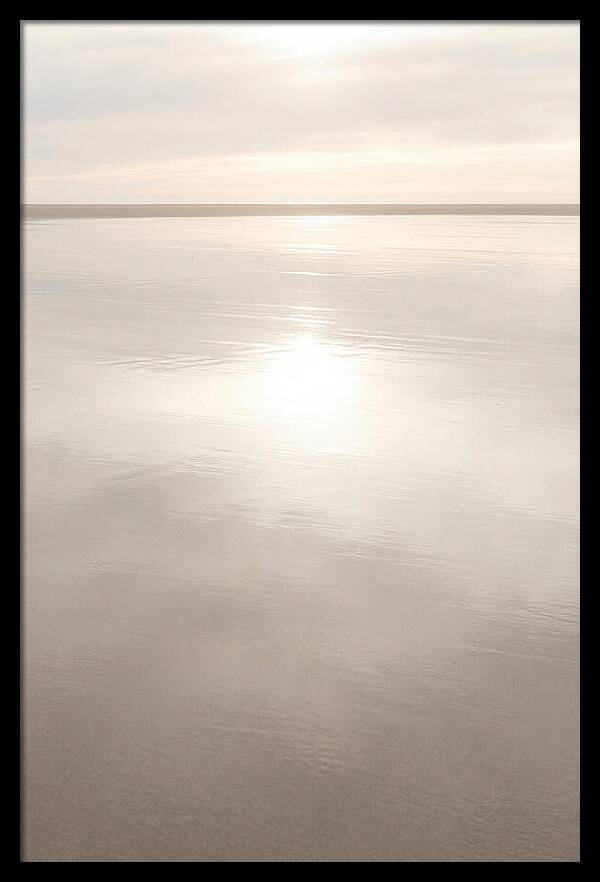 Sunset Reflections On Wet Sand