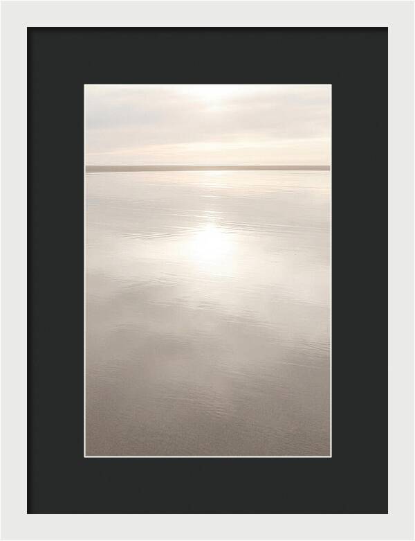Sunset Reflections On Wet Sand