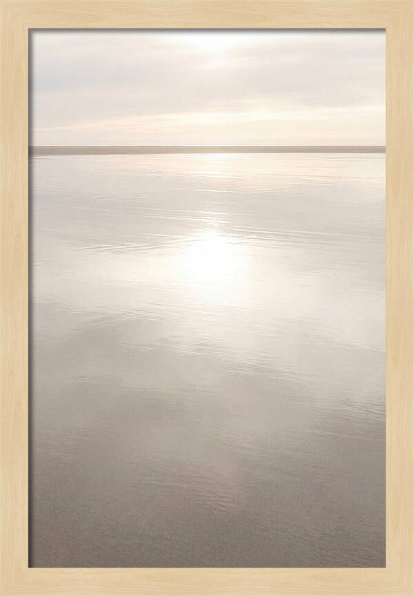 Sunset Reflections On Wet Sand