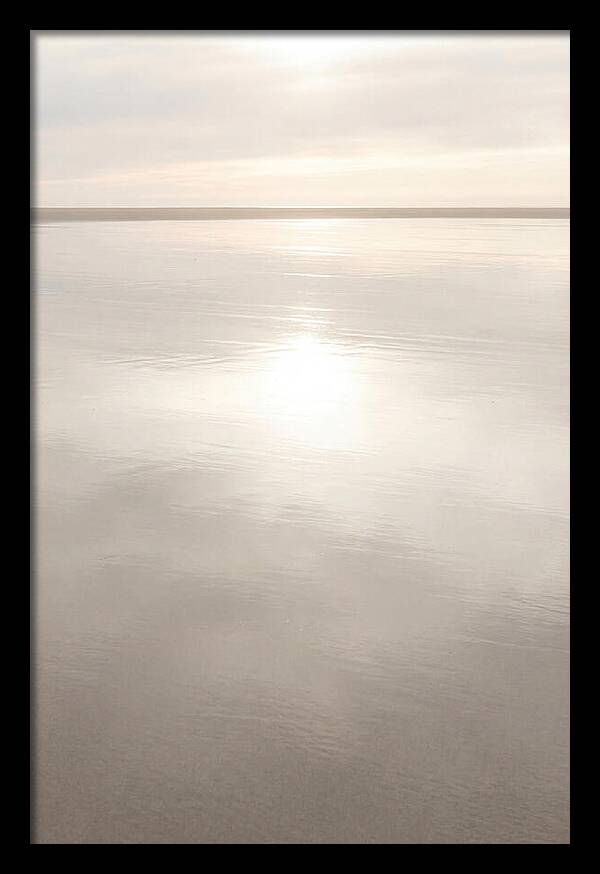 Sunset Reflections On Wet Sand