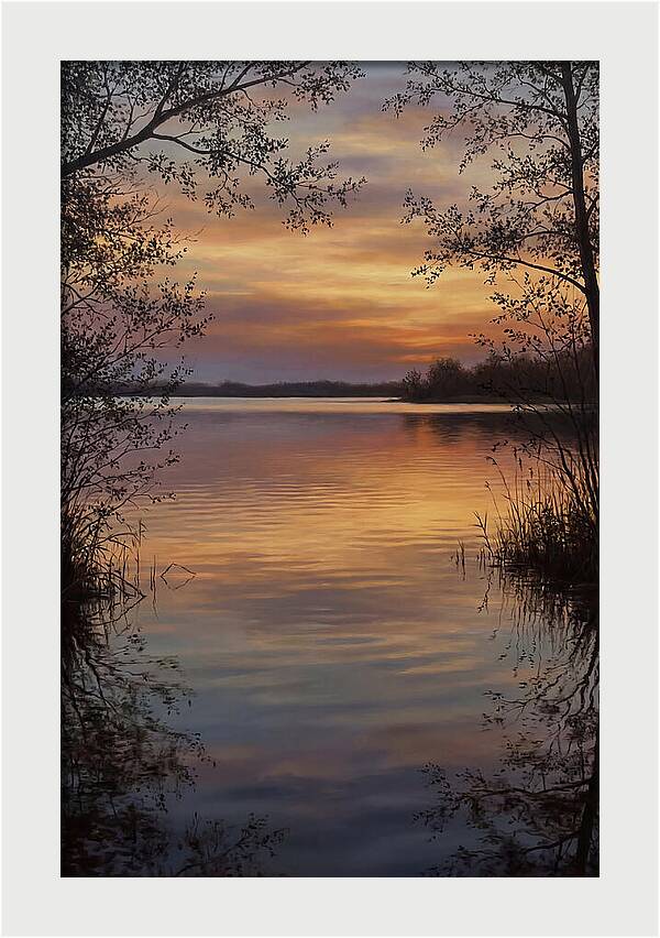 Sunset Reflections Over Water