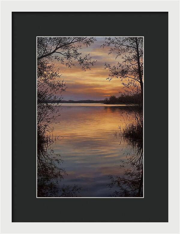 Sunset Reflections Over Water