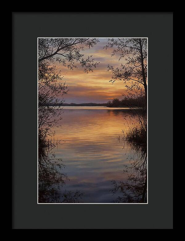 Sunset Reflections Over Water