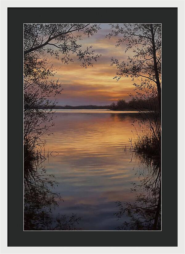 Sunset Reflections Over Water