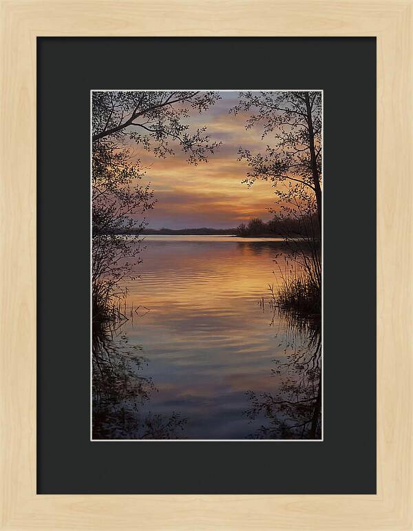 Sunset Reflections Over Water
