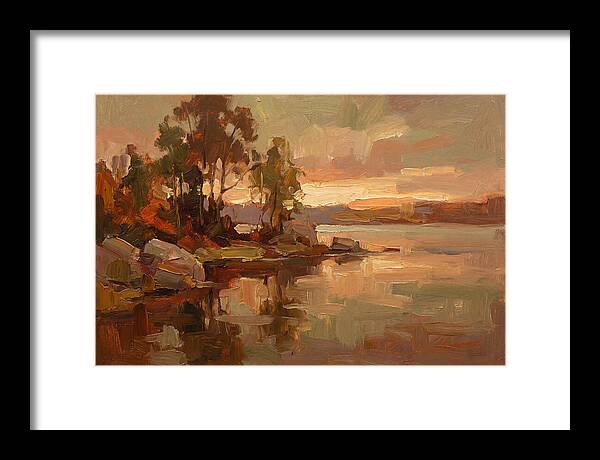 Sunset Reflections Over Water