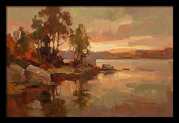 Sunset Reflections Over Water
