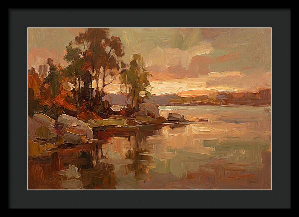 Sunset Reflections Over Water