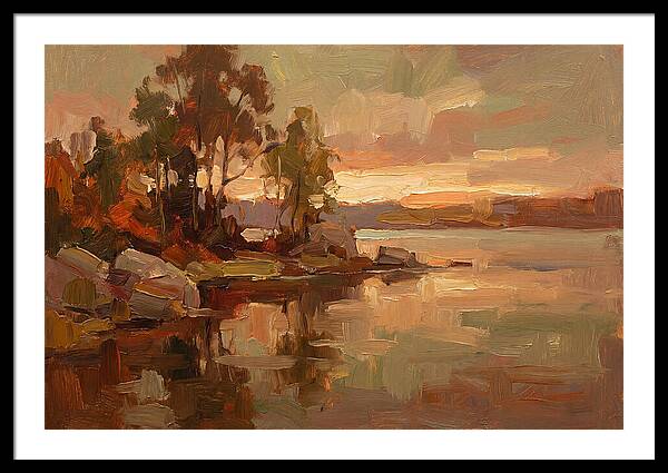 Sunset Reflections Over Water