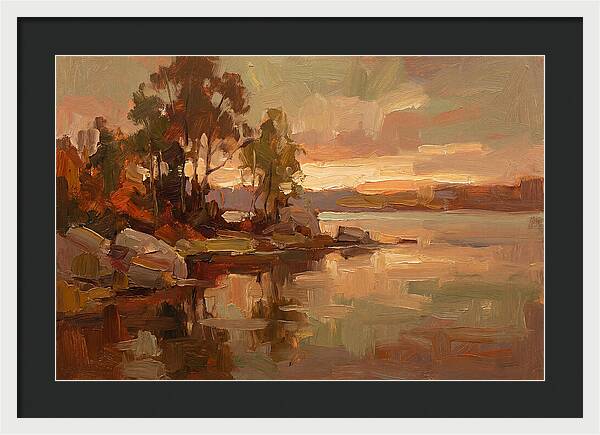 Sunset Reflections Over Water